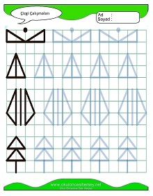 Çizgi Çalışma Sayfaları